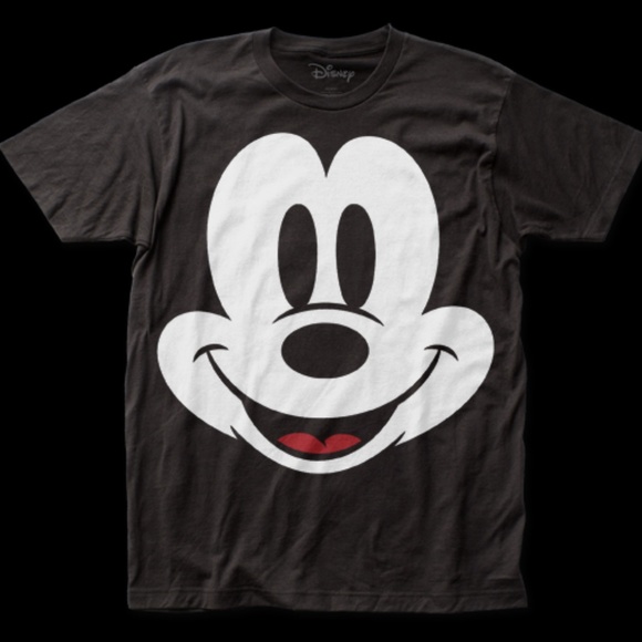 mickey mouse face shirt